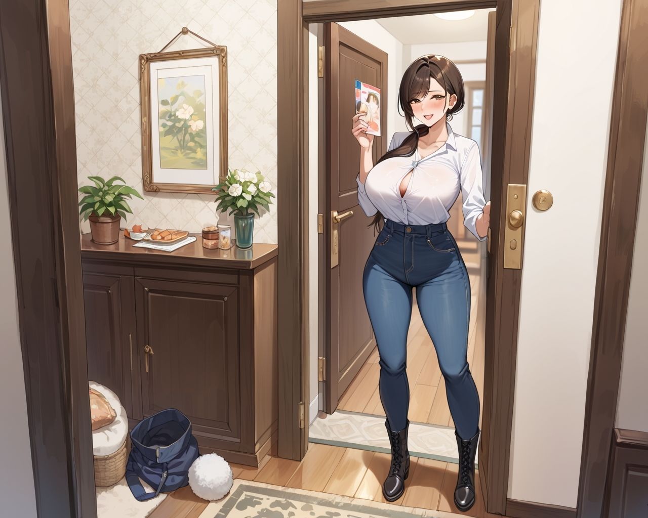 爆乳ママ 先生寝取り合戦 サンプル1ページ目