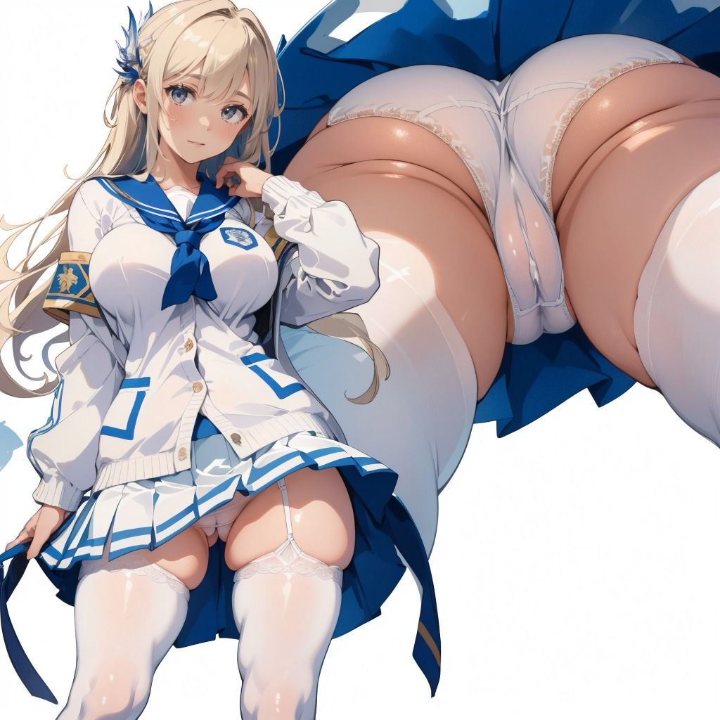 制服JK（白）のえちえちおパンツ盗撮アングル お尻編 Vol.1＋ Vol.2 サンプル5ページ目