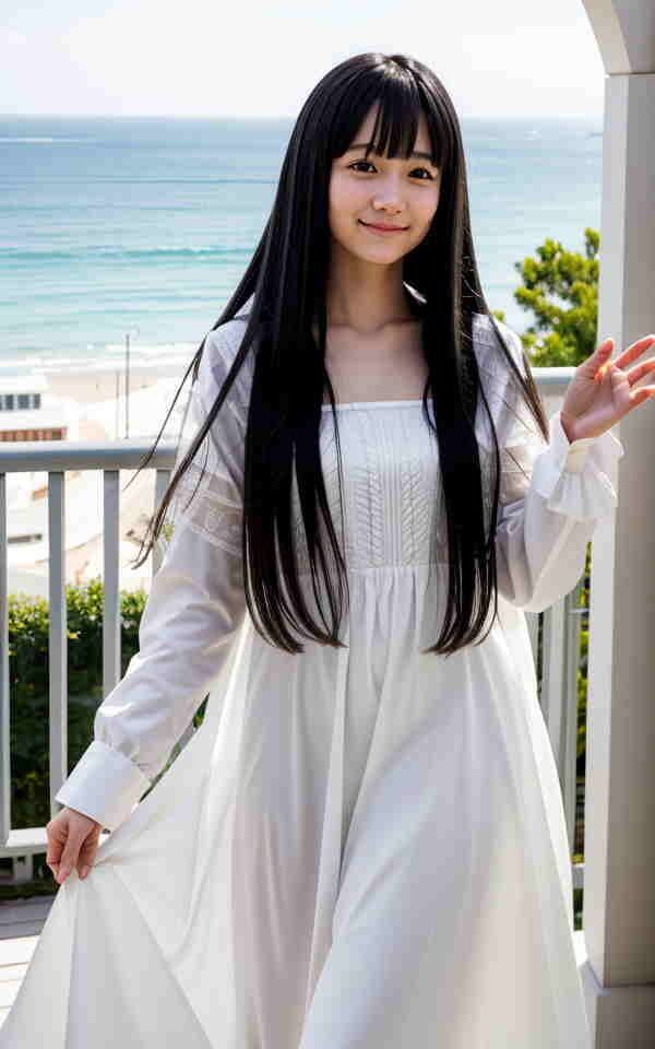 AI美女写真集┃清楚な大人美人 サンプル3ページ目