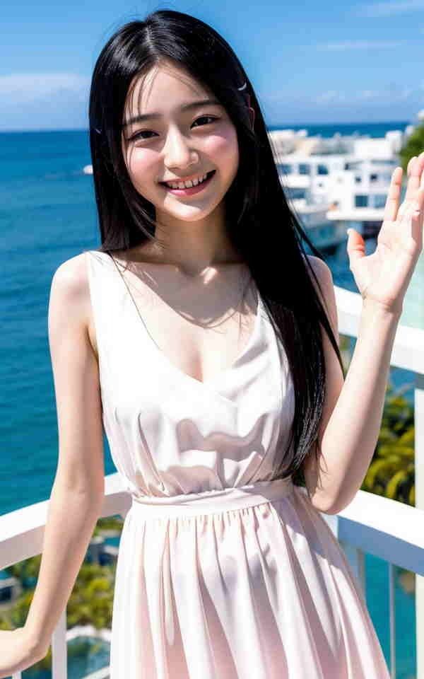 AI美女写真集┃清楚な大人美人 サンプル4ページ目
