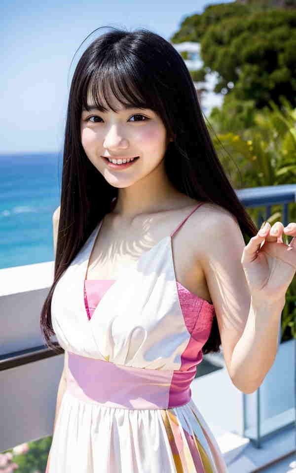 AI美女写真集┃清楚な大人美人 サンプル7ページ目