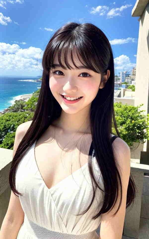 AI美女写真集┃清楚な大人美人 サンプル8ページ目