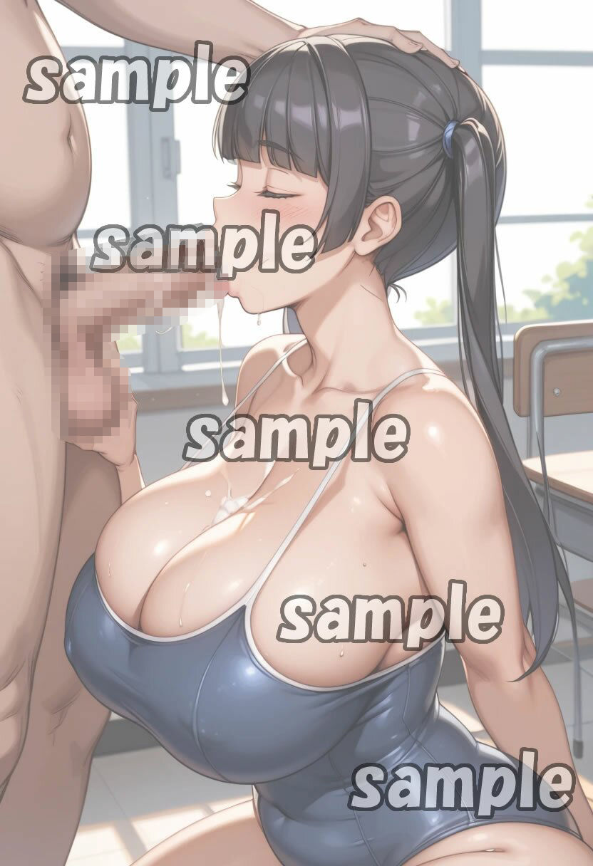スク水のむちむちツインテールJKと教室でドスケベセックスしちゃいました サンプル2ページ目