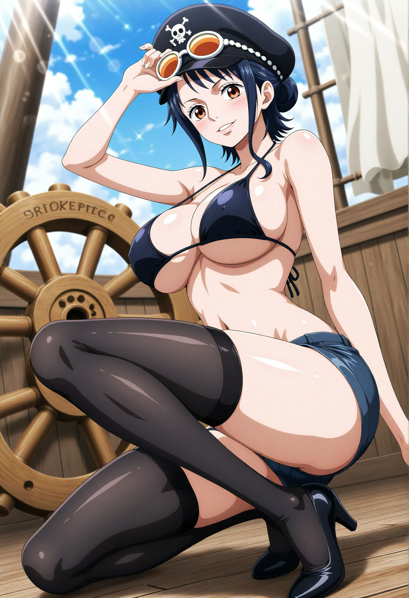 ?名刀?を 求めるたしぎとの 過激な夏 サンプル1ページ目