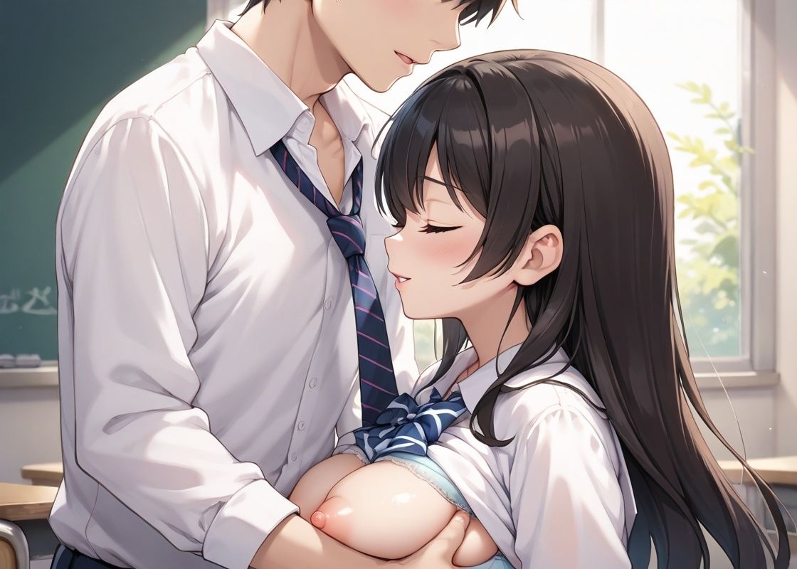 爆乳女子校生種付け集01 サンプル2ページ目