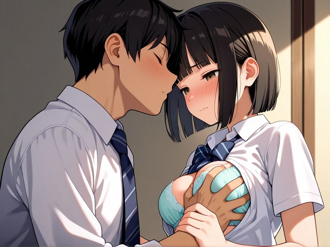 学園性活 2くみの脱がして調教 サンプル1ページ目