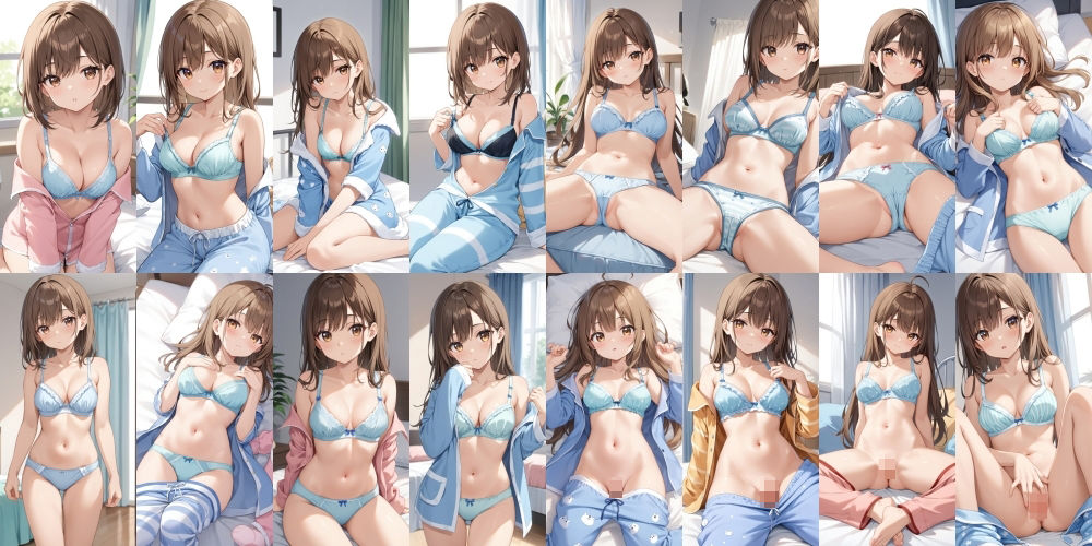 休日はパジャマのままエッチ【500枚】 サンプル2ページ目