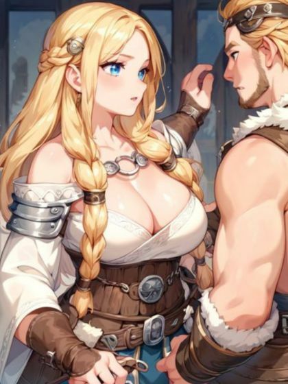 巨乳バイキング娘SEXシーン特集アニメイラスト集 サンプル1ページ目