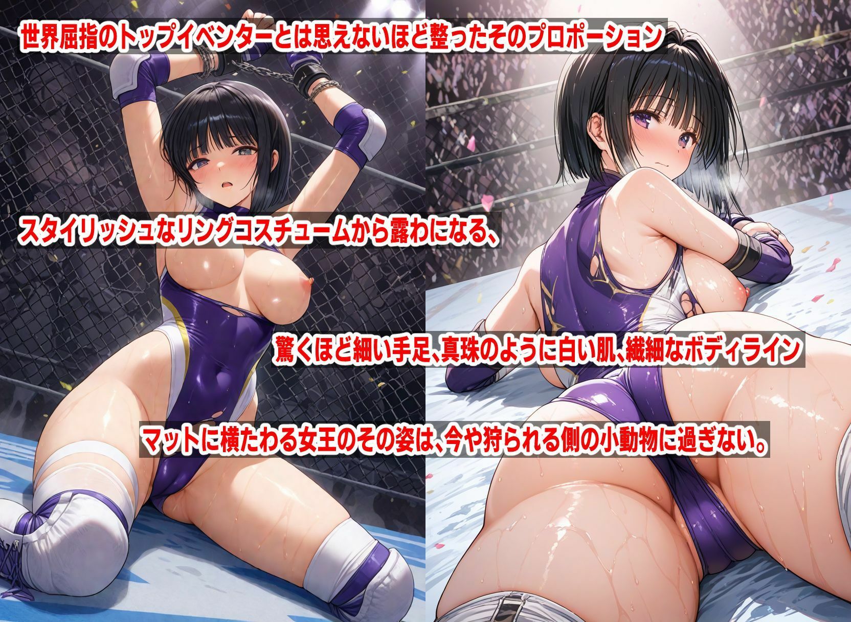 AI敗北少女CG集vol.7 水着剥ぎデスマッチ（3）＋南 利美（レッスルエンジェルス） サンプル4ページ目