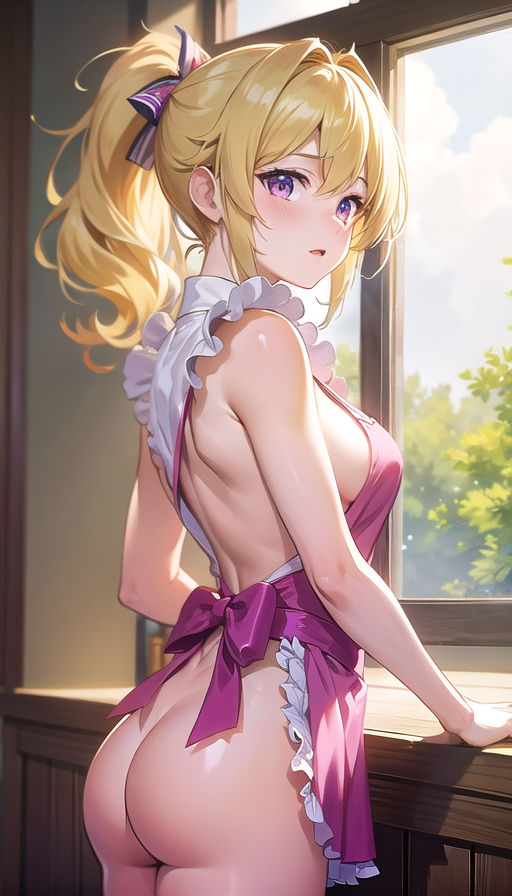 金髪ギャルウェイトレス サンプル2ページ目