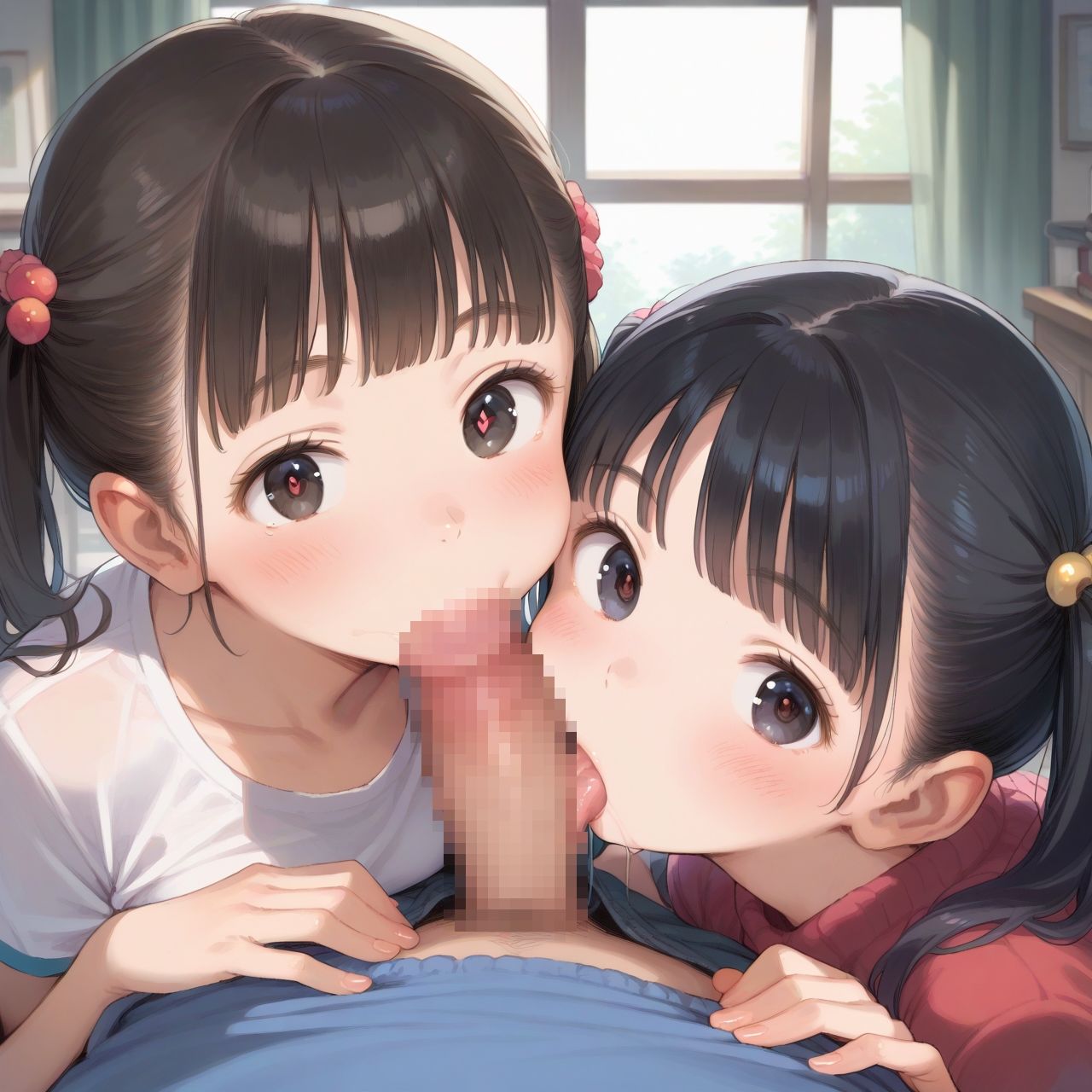 ロリ×ロリ 子作り性活 美少女姉妹の誘惑 サンプル1ページ目