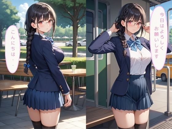 同級生では物足りない美少女J〇の淫らな放課後！〜巨乳メガネJ〇編〜 サンプル2ページ目