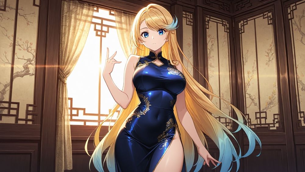 高嶺の黒髪お嬢様と大胆な金髪アイドルが専属カメラマンと禁断契約！【4K】【FANZA専売】 サンプル4ページ目