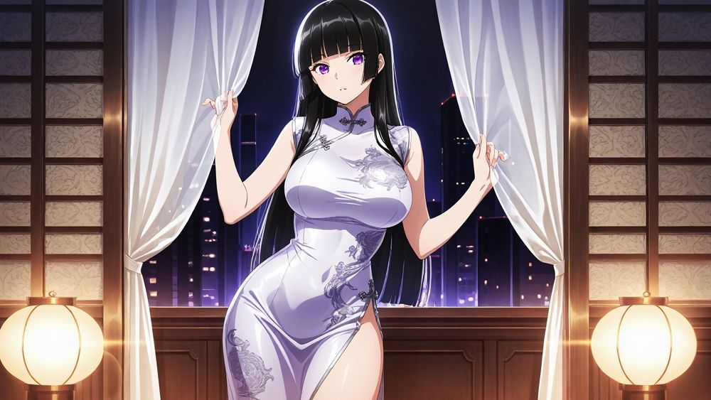高嶺の黒髪お嬢様と大胆な金髪アイドルが専属カメラマンと禁断契約！【4K】【FANZA専売】 サンプル5ページ目