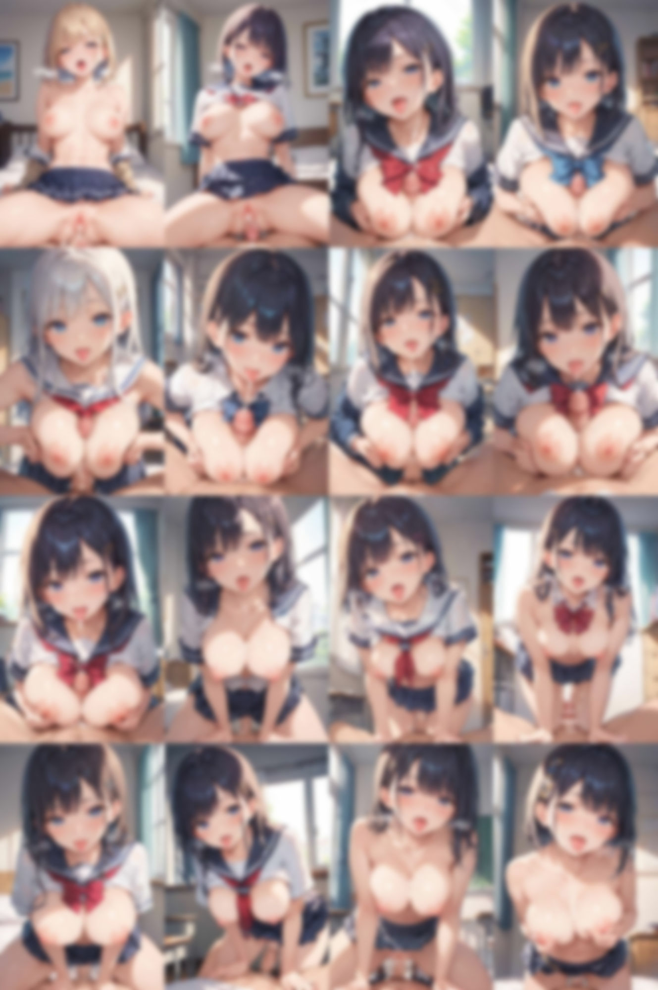 パイズリフェラ用制服性奴● サンプル1ページ目