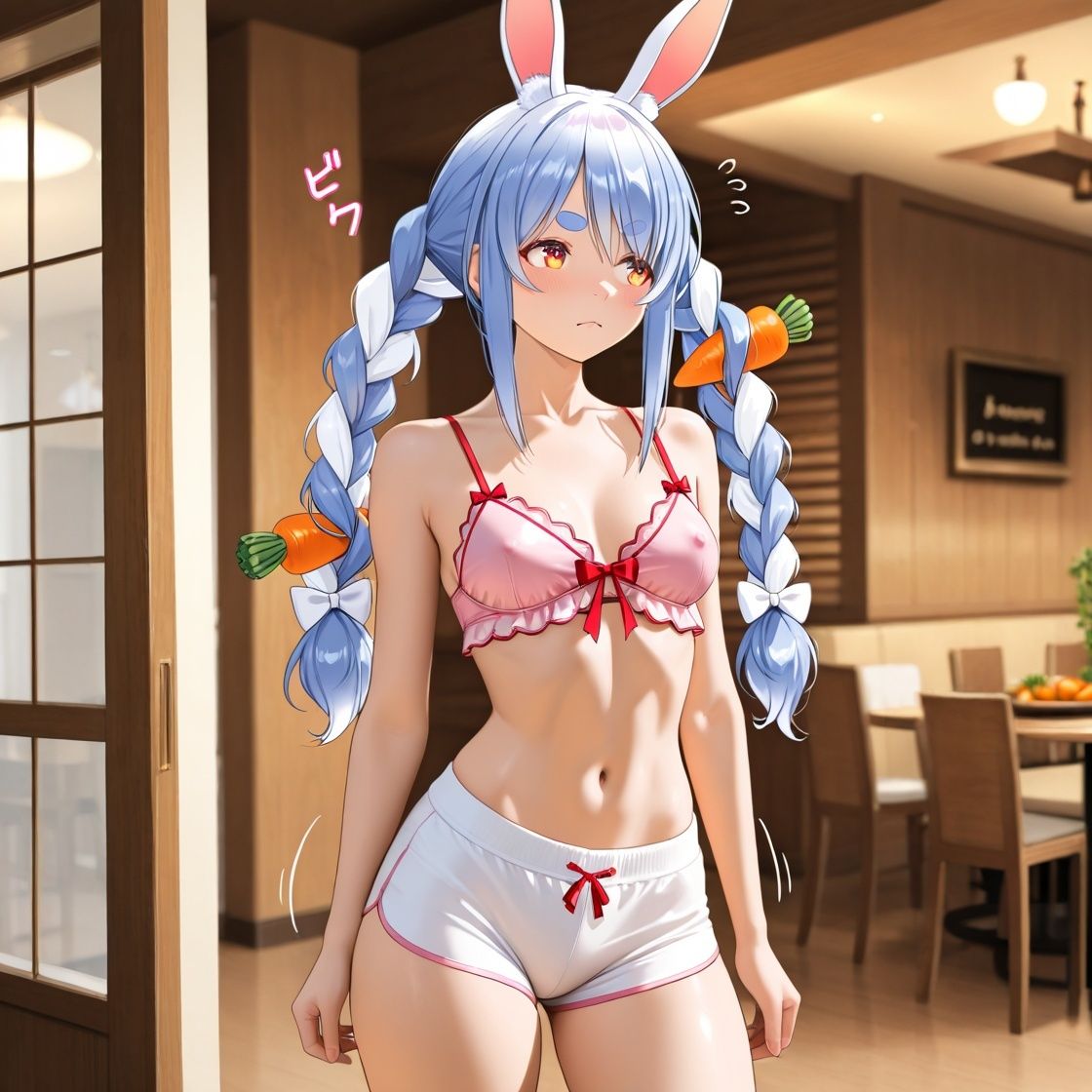 ホ〇ライブ イチャイチャ同棲 兎〇ぺこら サンプル3ページ目