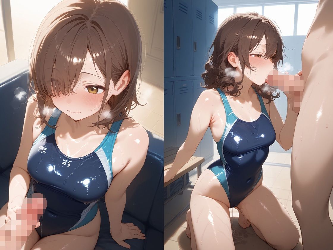 えちえち水泳部娘〜部活後は即汗だくせっくす〜 サンプル2ページ目