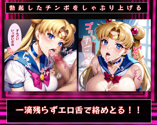 【計233P 全セリフ・擬音付】超淫乱セーラームーン風コスプレギャルと濃厚セックス三昧エブリディ サンプル3ページ目