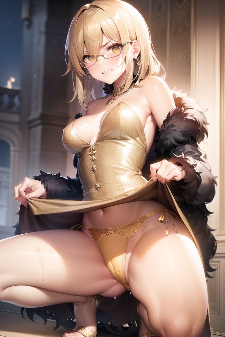 嫌な顔してパンツ見せてくる女の子〜ドレス編〜 サンプル9ページ目