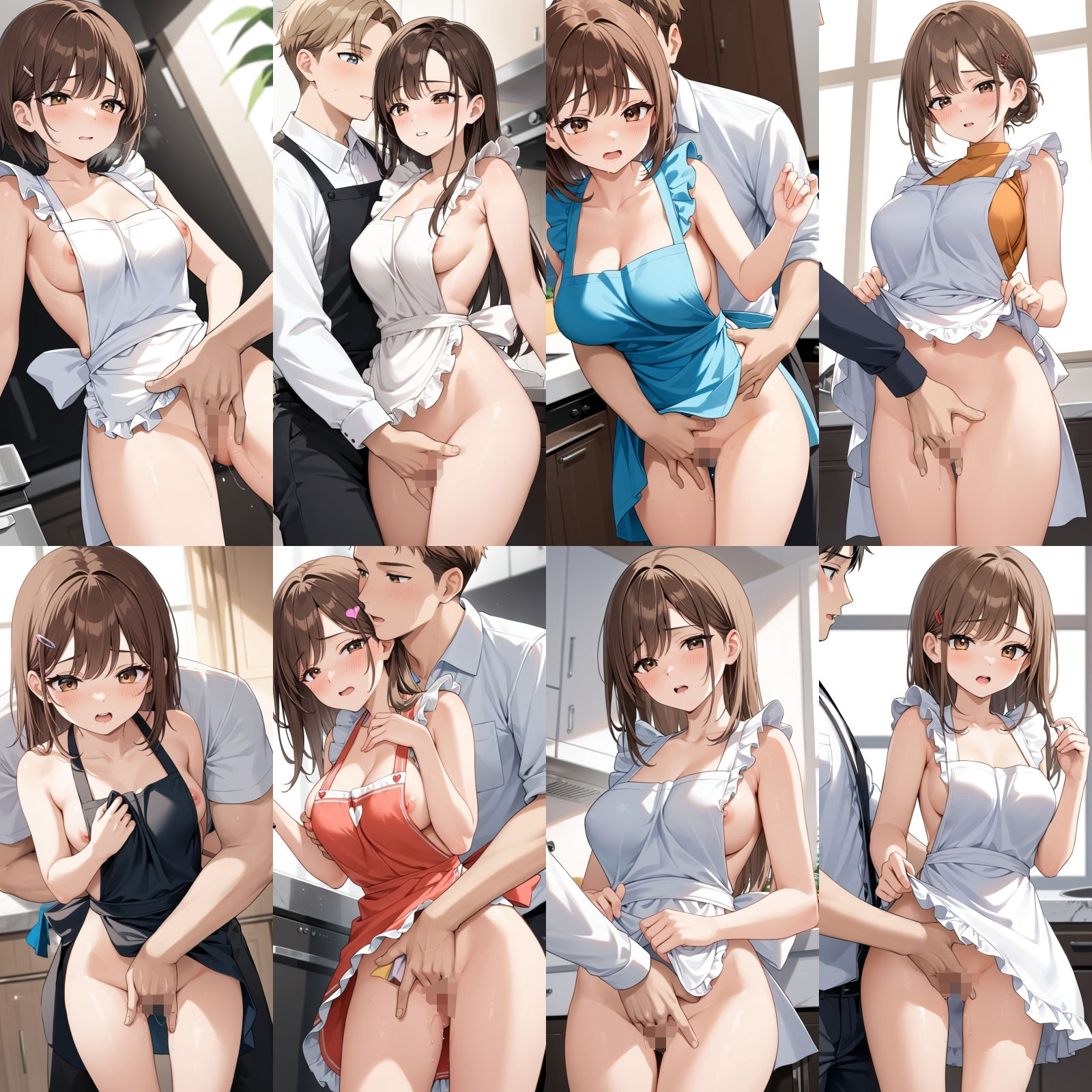 裸エプロンがエッチすぎる【500枚】 サンプル3ページ目