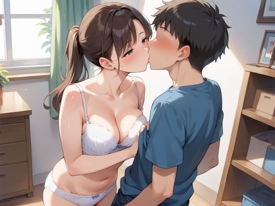 逆NTR誘惑してくる近所の巨乳人妻 サンプル2ページ目