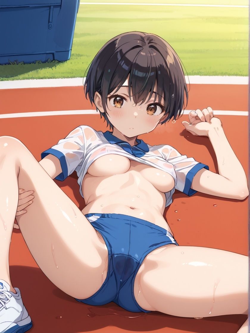 汗だく性処理陸上部2〜美少女が集う陸上部でおじさんコーチが熱血種付け性指導〜 サンプル3ページ目