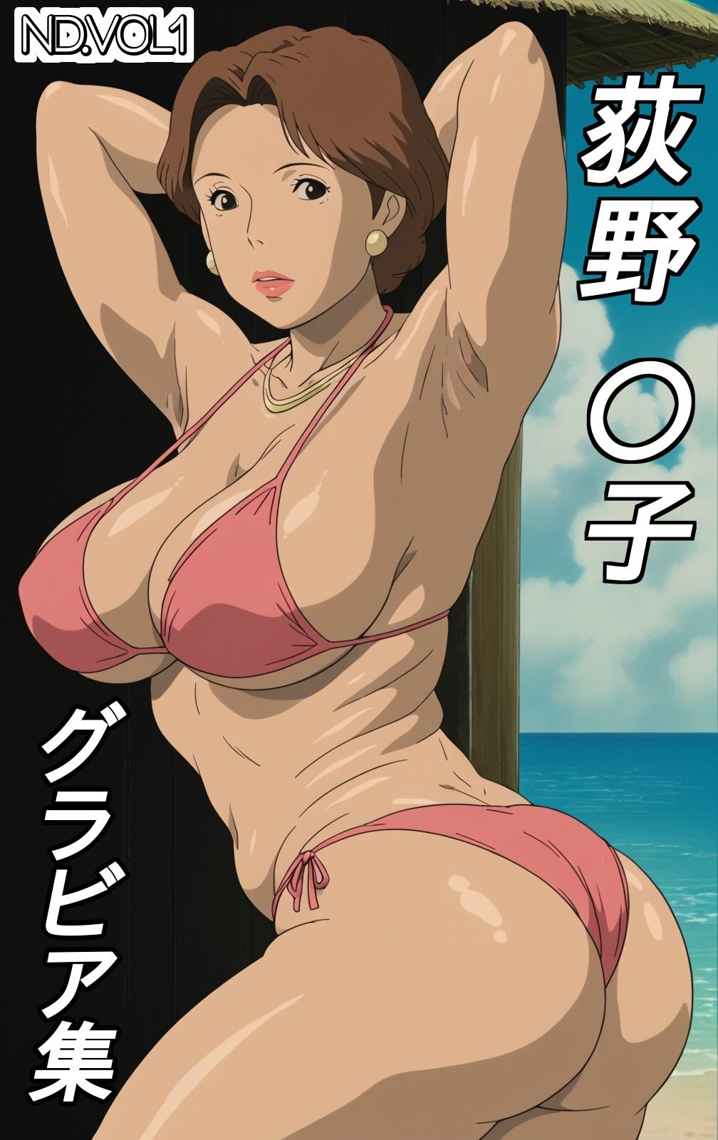 荻野〇子グラビア集 サンプル1ページ目