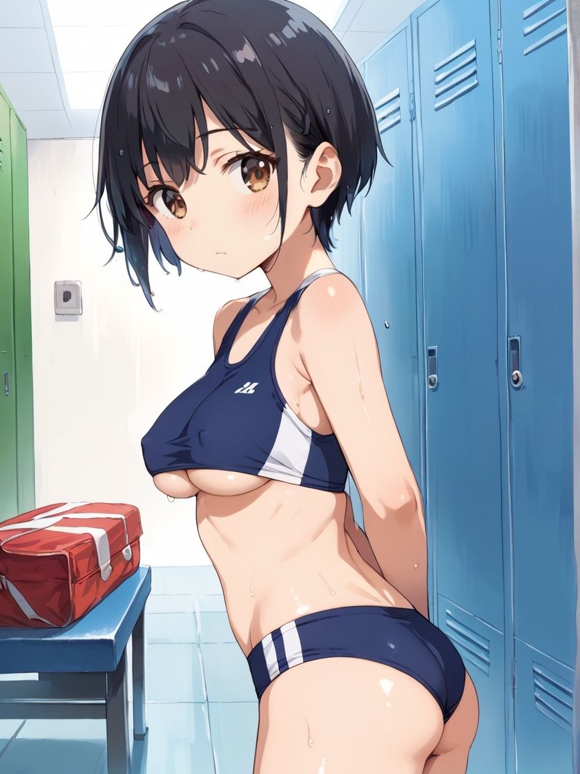 汗だく種付け陸上部〜練習後に顧問のおじさんコーチによる熱血生ハメ性指導〜 サンプル1ページ目