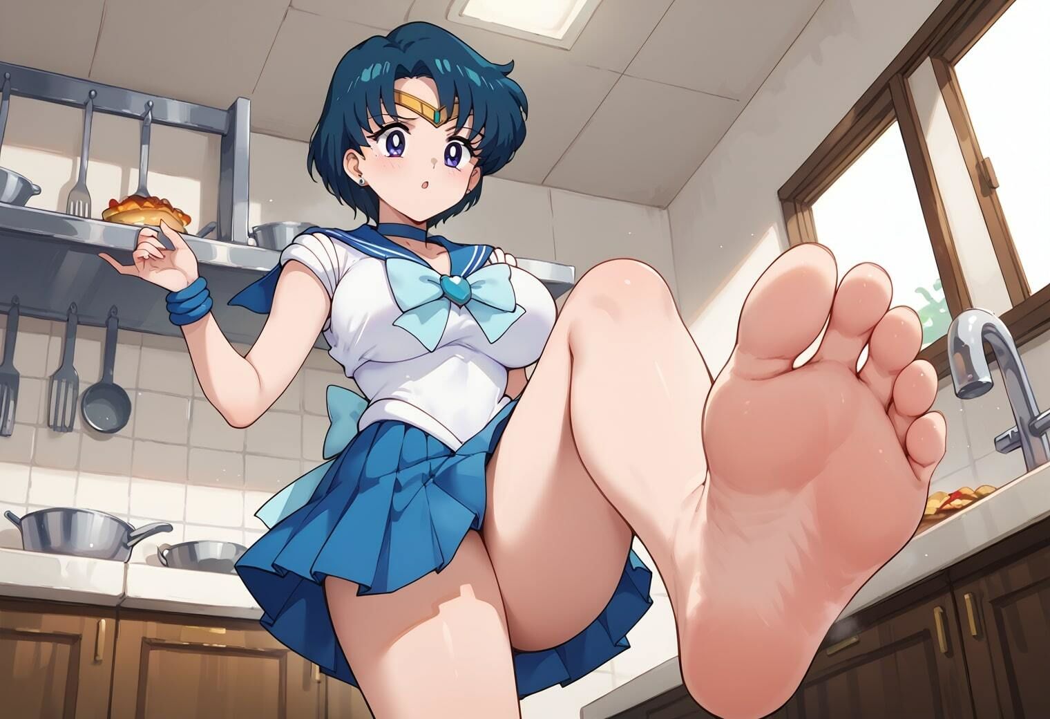 セーラーマー○ュリーイラストエロ画像_「愛と知性のセーラー服美少女戦士！」が決め台詞な亜美ちゃんのエッチな画像集 サンプル4ページ目