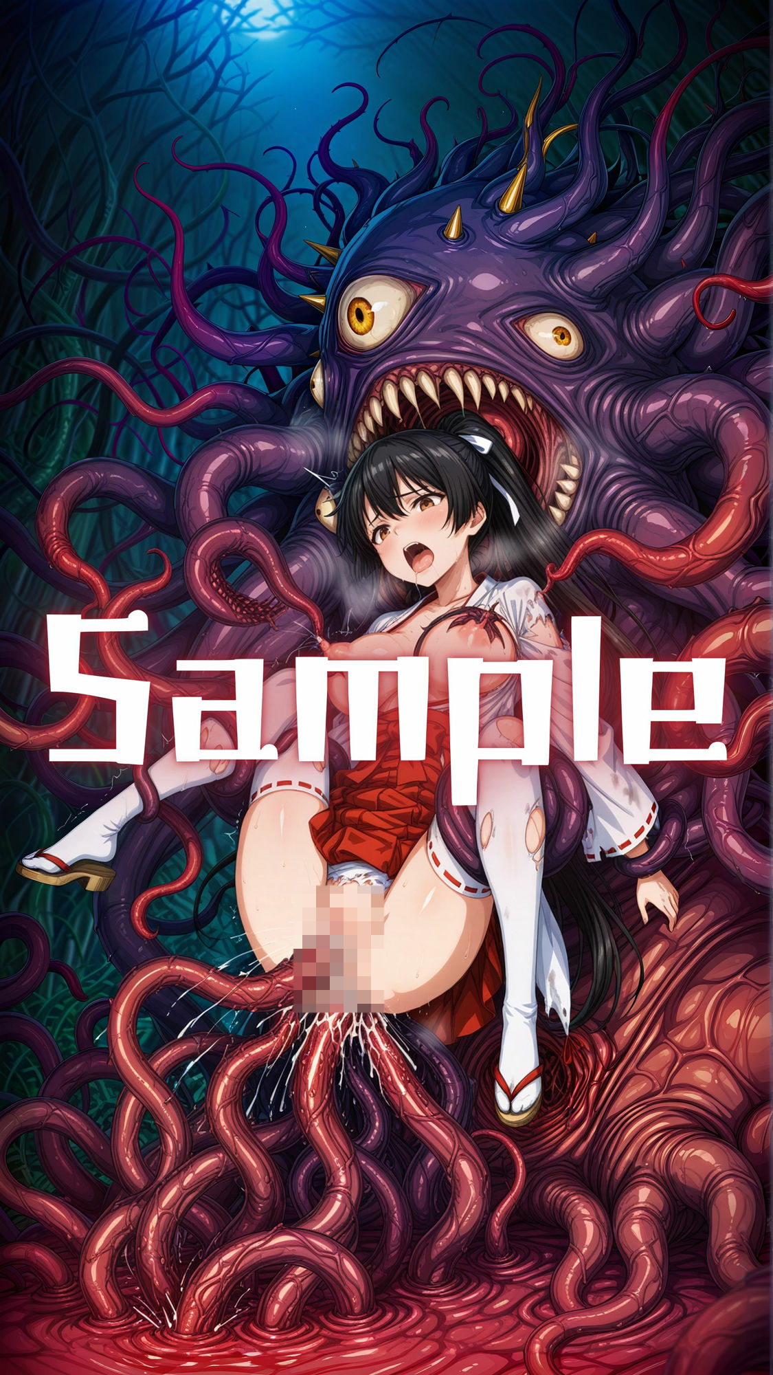 触手領域 -淫楽の社- サンプル3ページ目