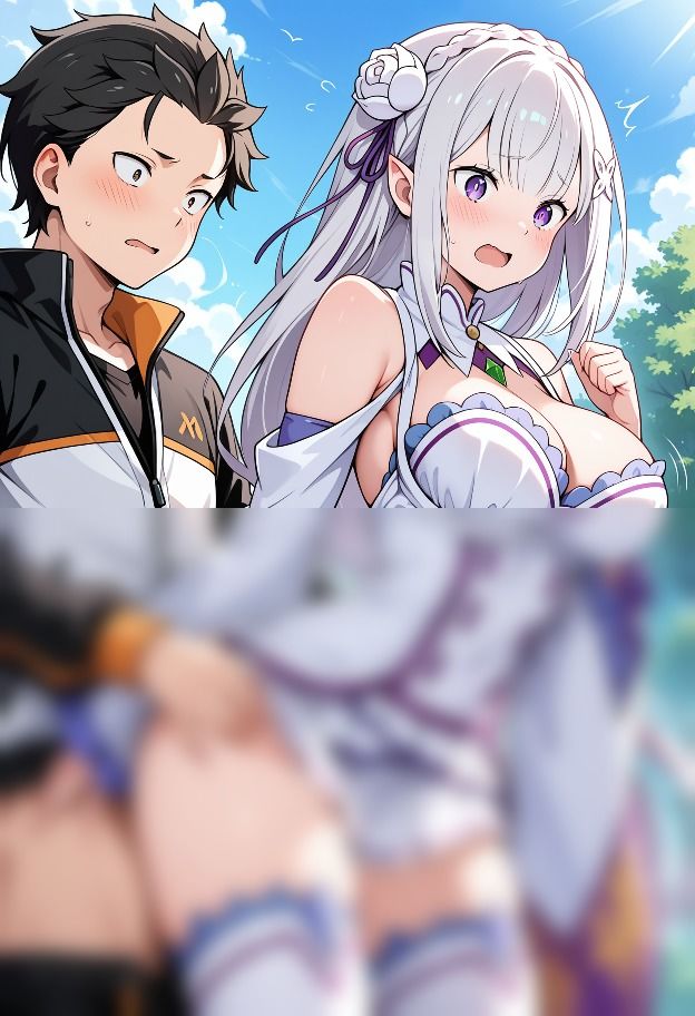 厳選  エミリアxスバル 特集！！！ サンプル4ページ目