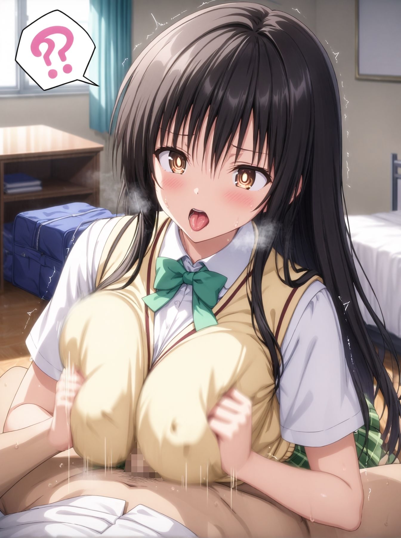 ユイちゃんがオッサンにエッチなことされちゃう サンプル4ページ目