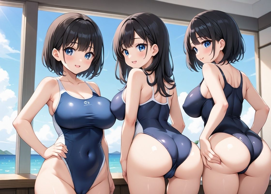 男は俺だけ！？ハーレム水泳部 サンプル2ページ目