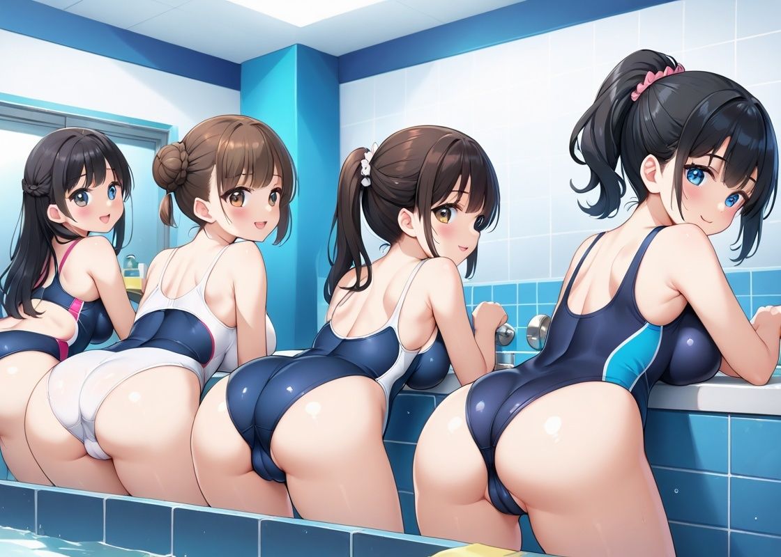 男は俺だけ！？ハーレム水泳部 サンプル3ページ目