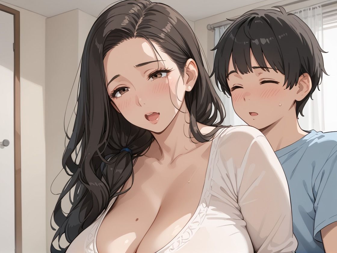 バイト先の爆乳人妻と中出しセックス サンプル2ページ目