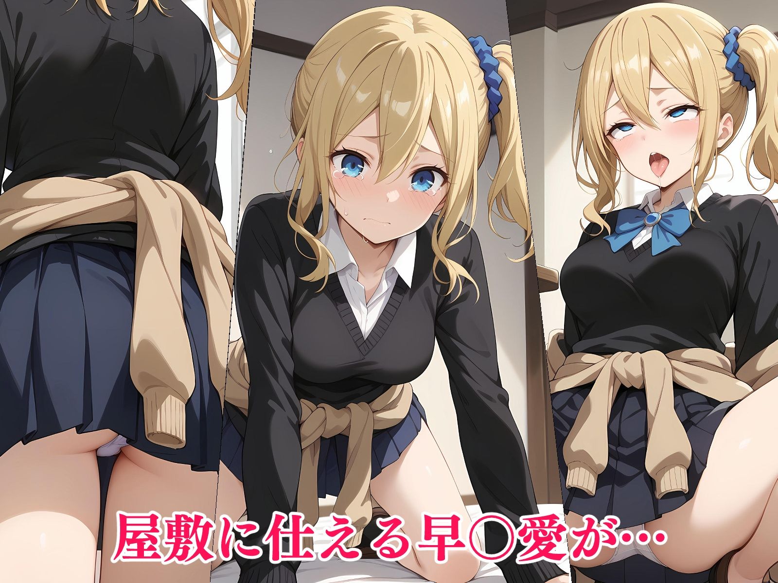 脅され泣きじゃくり早〇愛 サンプル1ページ目