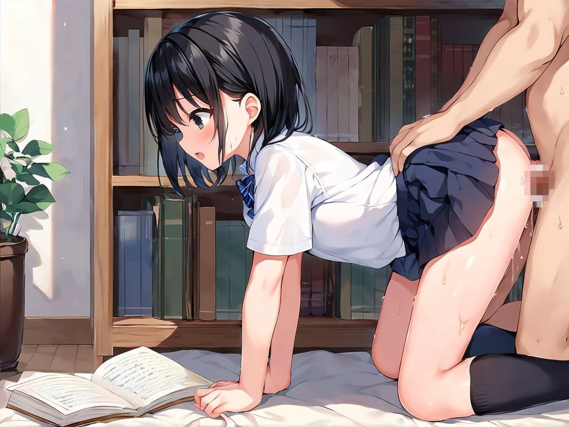 黒髪女子校生を中出し孕ませ サンプル4ページ目