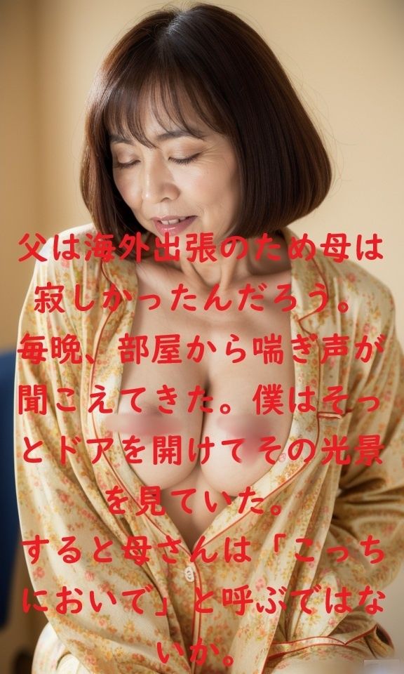 禁断！母さんとの一夜。近親相姦の快楽。全300頁 サンプル1ページ目