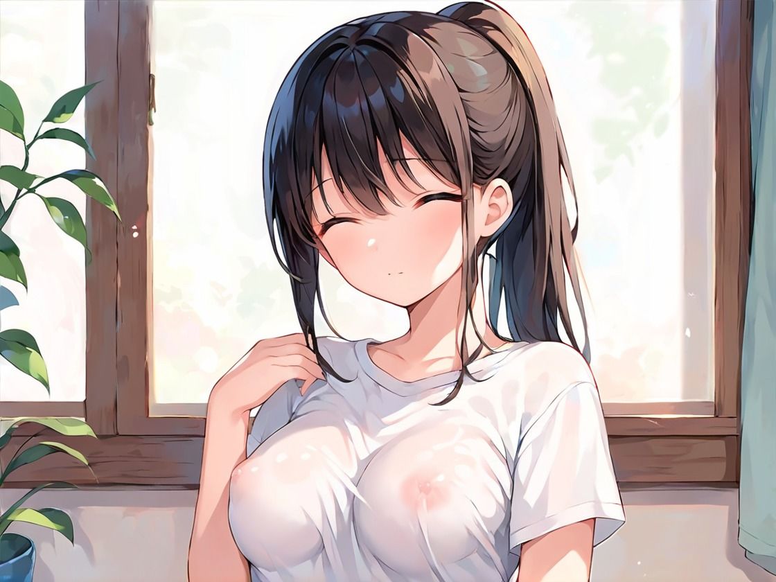 爆乳女子校生と秘密の中出し サンプル1ページ目