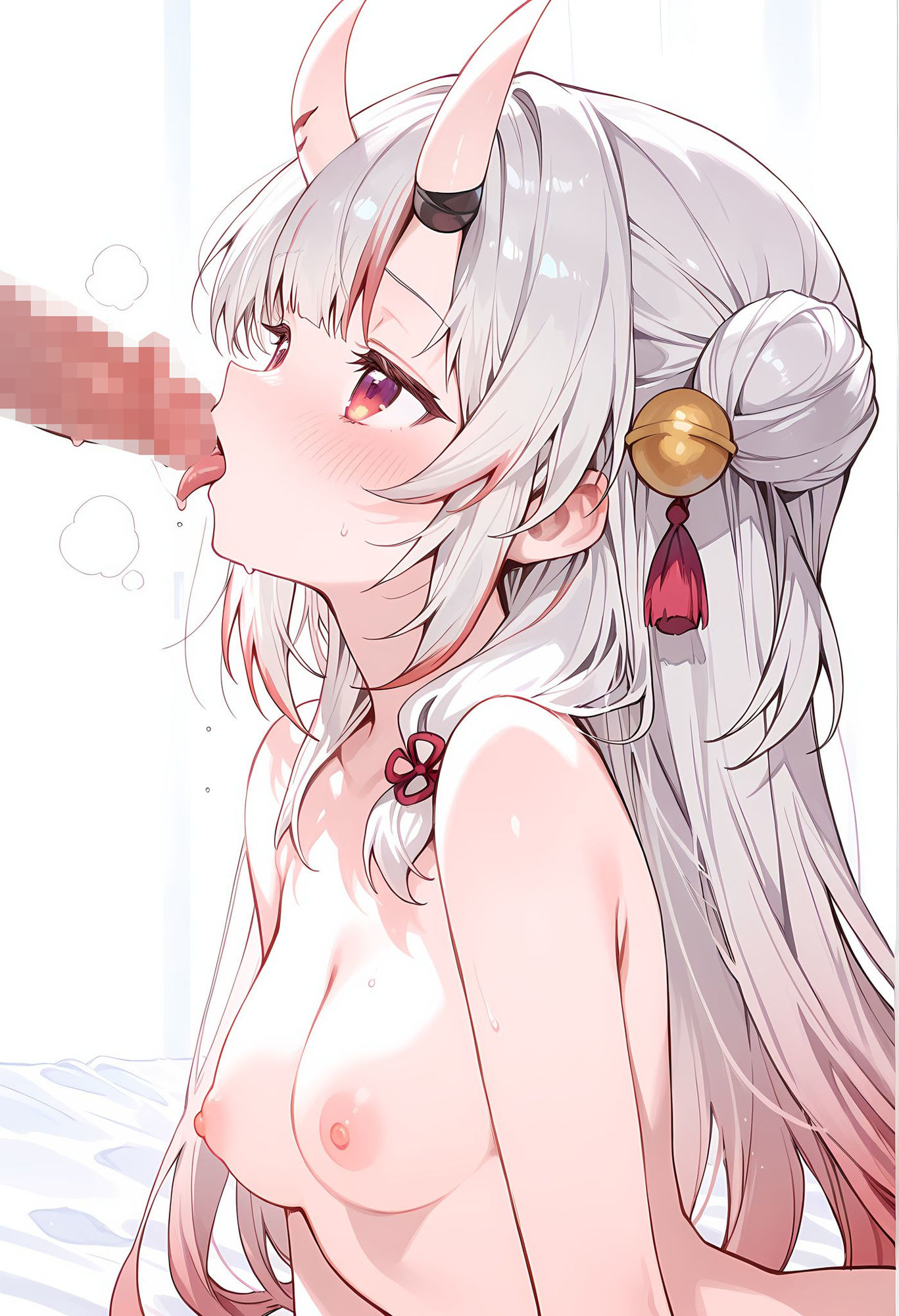 百鬼あ◯めとラブラブえっち サンプル4ページ目