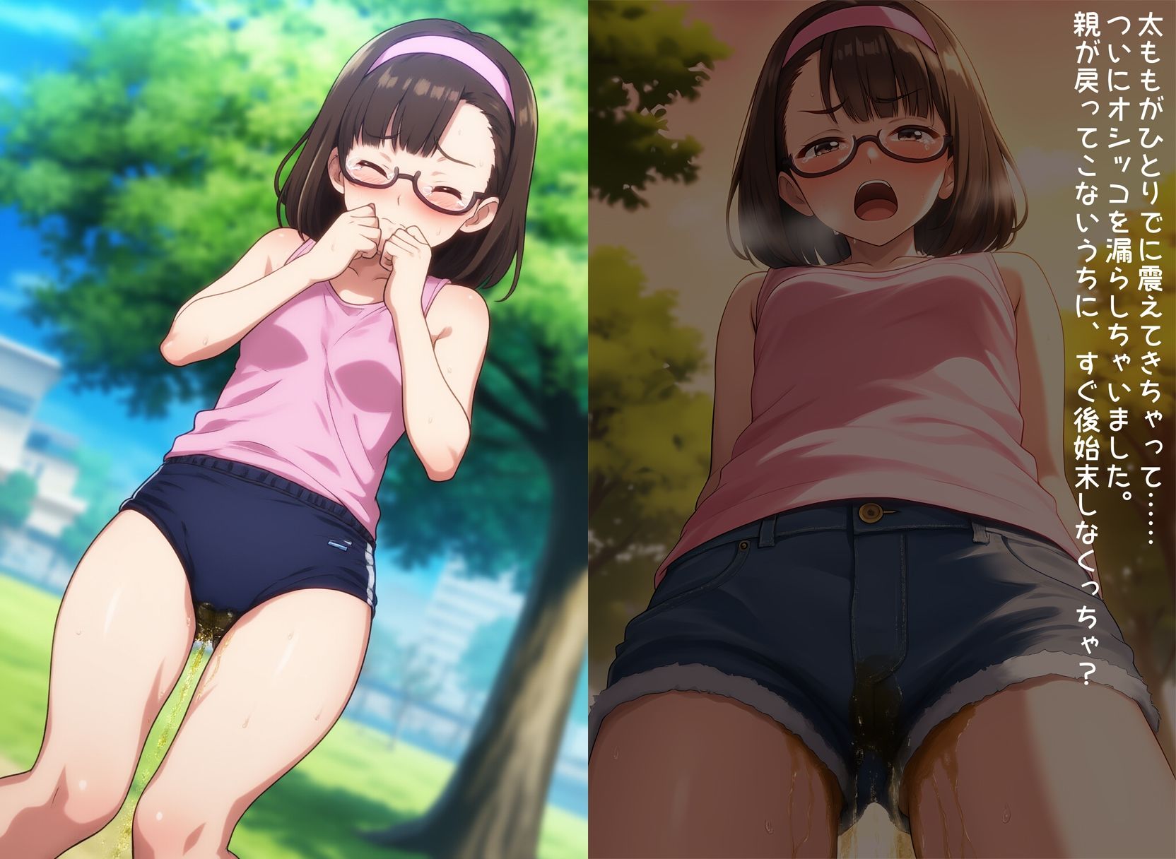 お漏らしフェチな学級委員の秘密 サンプル5ページ目