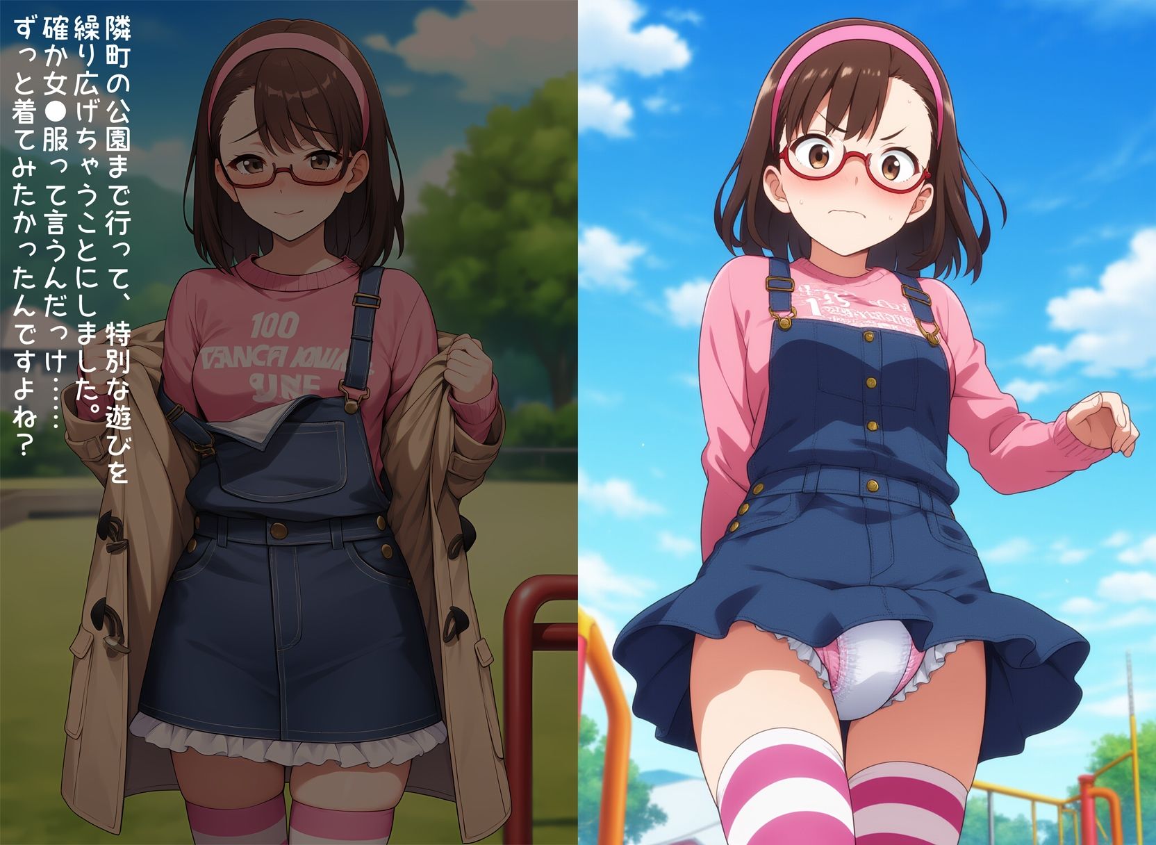 お漏らしフェチな学級委員の秘密 サンプル9ページ目