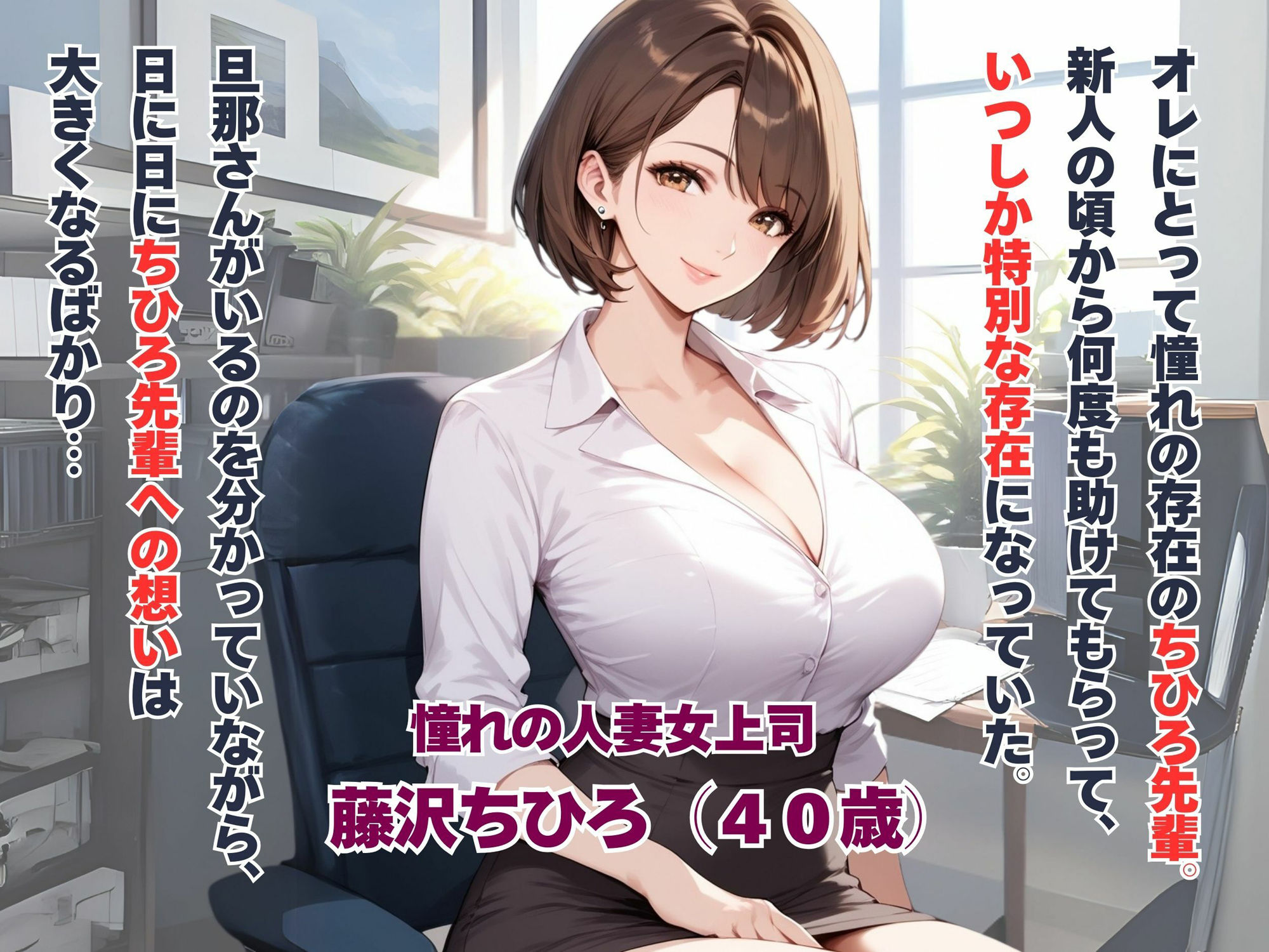 出張先でオレの肉棒の虜になって後日おかわり中出しセックス！人妻女上司を寝取りSEX サンプル1ページ目