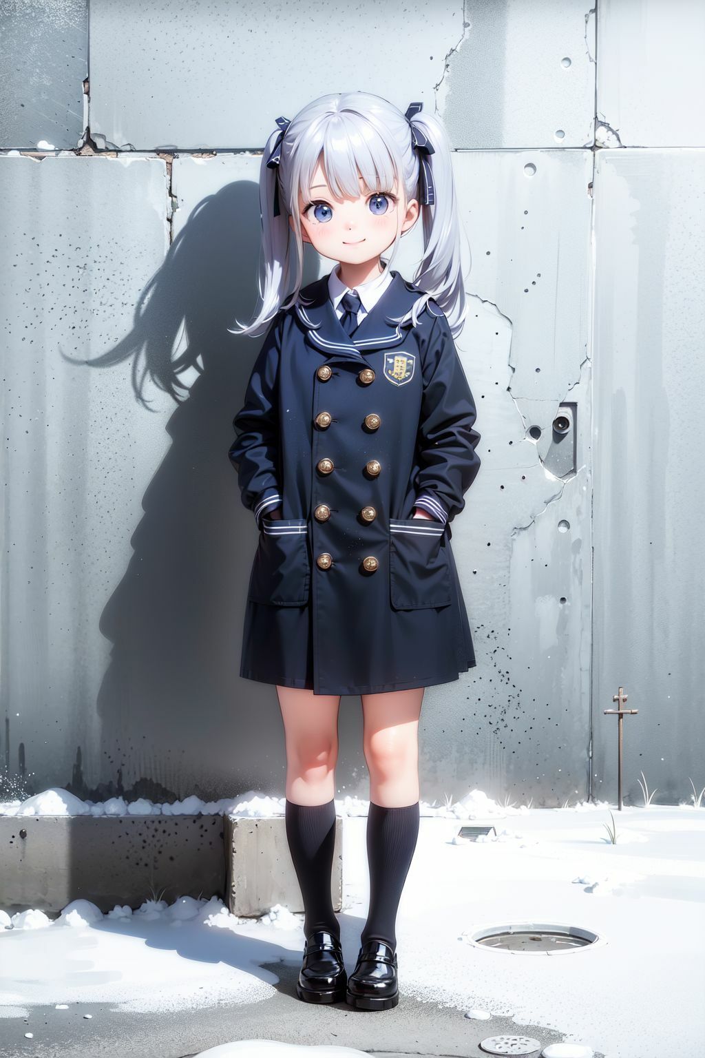 冬の制服女子校生（1）  スカートの中、見せてもらってイイですか？ サンプル6ページ目