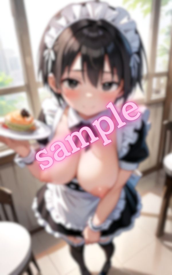 爆乳メイドの誘惑に君は理性を保てるか サンプル2ページ目