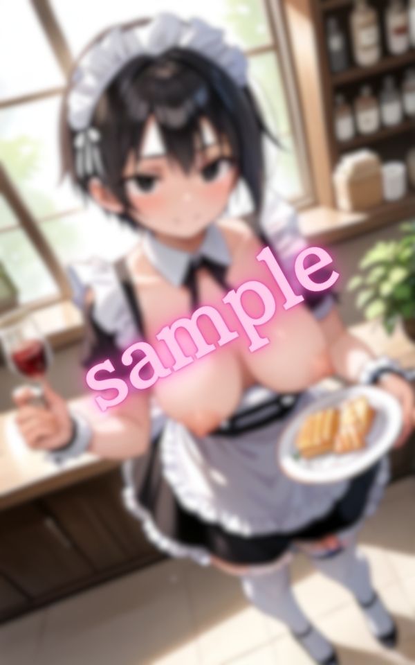 爆乳メイドの誘惑に君は理性を保てるか サンプル3ページ目
