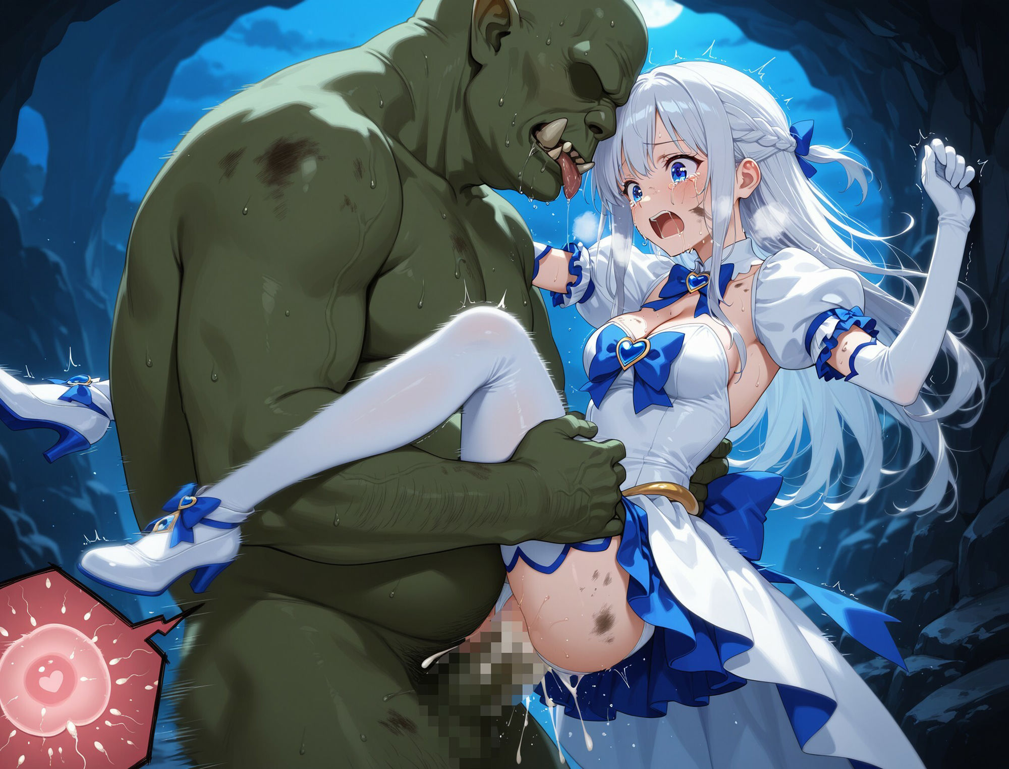 敗北魔法少女忌避受胎_01 サンプル3ページ目