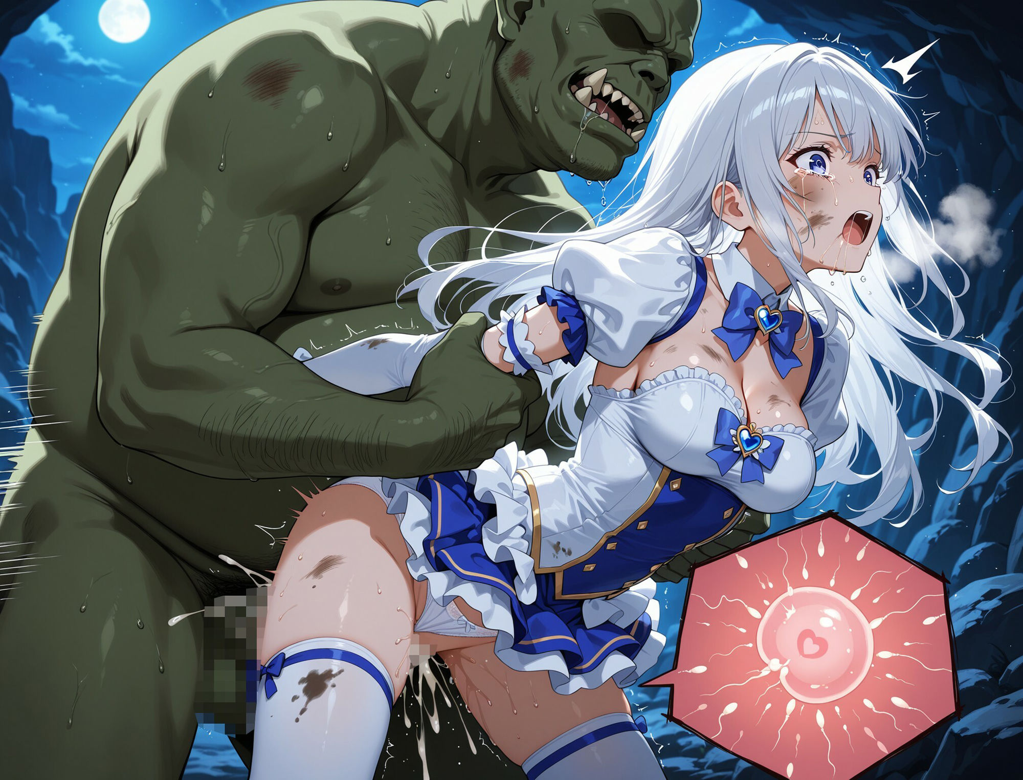 敗北魔法少女忌避受胎_01 サンプル10ページ目