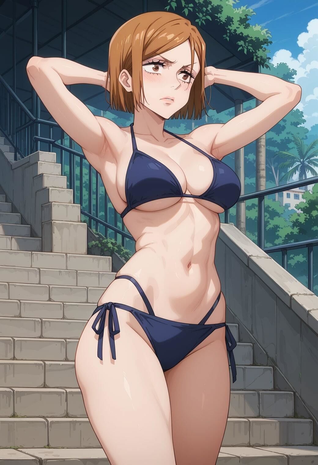 呪術○戦イラストエロ画像_呪術○戦に登場する学ラン美人な野薔薇ちゃんのエッチな画像集 サンプル2ページ目