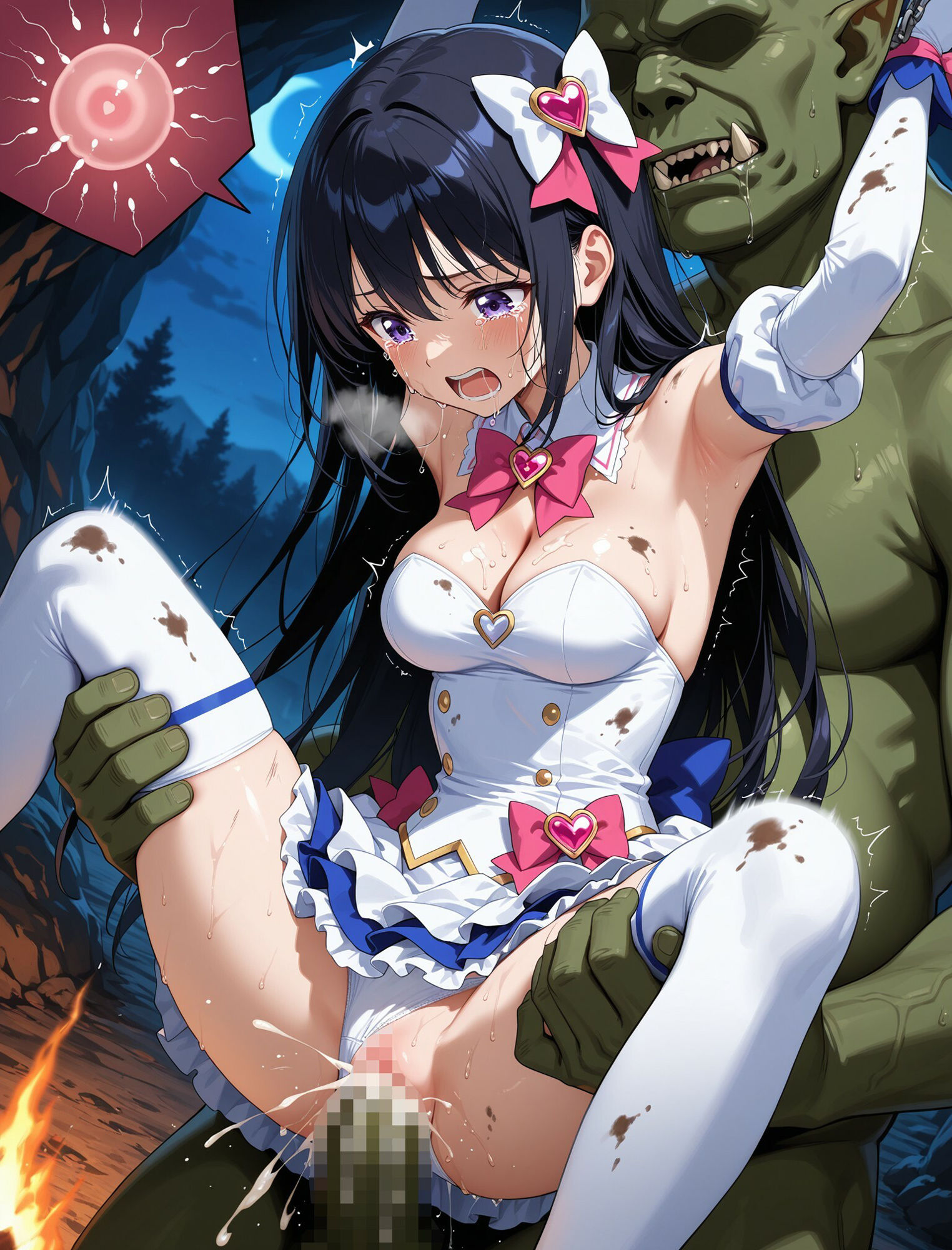 敗北魔法少女忌避受胎_02 サンプル2ページ目